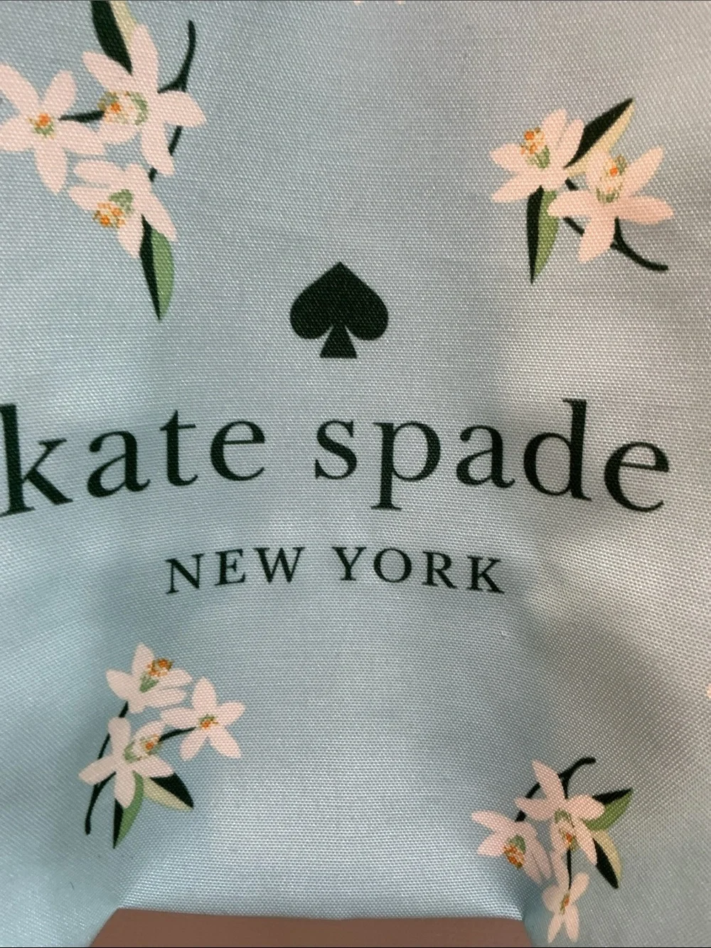 kate spade Light Aqua Floral Tote - Picture 2 of 5